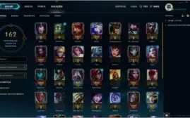 CONTA DIAMANTE 2, 43 CAMPEÕES, 17 SKINS + 3593 ESSÊNCIA