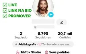 Conta Tiktok + Live | +8.700 Seguidores Reais + E-Mail