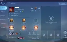 CONTA MOBILE LEGENDS 75% VITORIA,LENDA V
