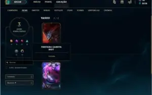 CONTA LVL 30, UNRANKED, 16 CHAMP, 3 SKINS