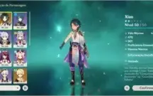 Conta Genshin: Xiao, Hutao e Outros 5 Star
