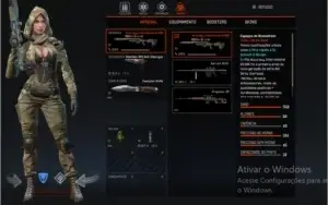 Vendo conta Warface com CZ Scorpion EVO 3 A1 e AX308