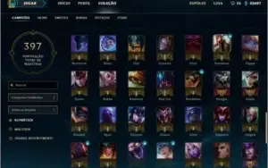 Conta league of legends platina 2 todos os campeões