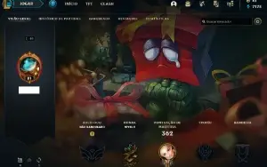 CONTA ANTIGA DO LOL DE 2013 COM 77 SKINS!!!!!