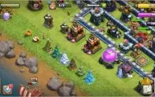 Conta clash of clans cv 13 full com skins e obstáculos raros
