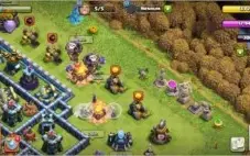 Conta clash of clans cv 13 full com skins e obstáculos raros