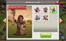 Conta clash of clans cv 13 full com skins e obstáculos raros