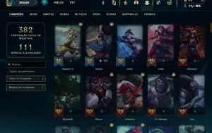 Bronze 2 com 120 Champs e 48 Skins (Mais de 700 Jogos)