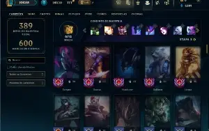 Ouro 4 com 95 Champs e 38 skins