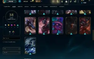 Ouro 4 com 95 Champs e 38 skins