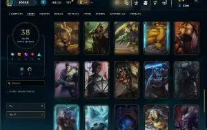 Ouro 4 com 95 Champs e 38 skins