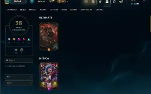 Ouro 4 com 95 Champs e 38 skins