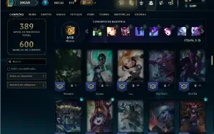 Ouro 4 com 95 Champs e 38 skins