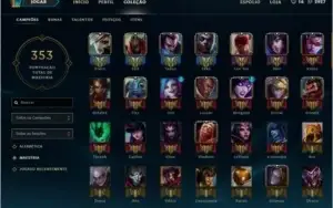 Conta de Lol Platina 3
