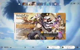 Raiden C2+BIS Nahida Bennett+Falcão Sara+Harpa Celestial