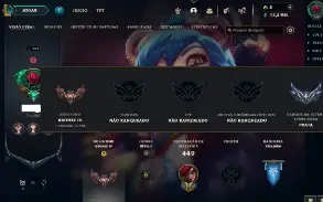 Bronze 4 com TODOS os champs e 120 Skins