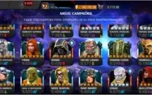 Vendo conta muito top no Marvel Torneio De Campeões