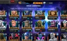Vendo conta muito top no Marvel Torneio De Campeões