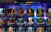 Vendo conta muito top no Marvel Torneio De Campeões