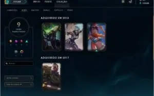 CONTA LEAGUE OF LEGENDS DIAMANTE1 (QUASE MESTRE)