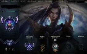 Conta league of legends diamante 4