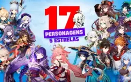 GENSHIN IMPACT (Conta pessoal) - 16 Personagens 5 ⭐ - AR 60