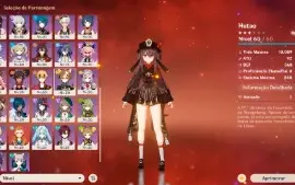 GENSHIN IMPACT (Conta pessoal) - 16 Personagens 5 ⭐ - AR 60