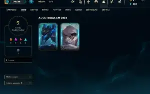 Esmeralda 4 com 25 Champs e 2 Skins + 13 Espolios
