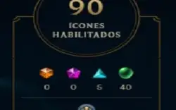 Conta lol GOLD 4 -107 CAMPEÕES - 30 SKINS-5 WARDS -90 ICONES