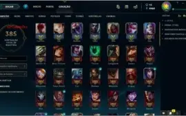 Conta lol GOLD 4 -107 CAMPEÕES - 30 SKINS-5 WARDS -90 ICONES