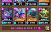 Conta Clash Royale Arena 11