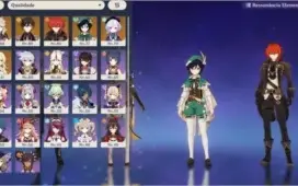AR 50 Zhongli / Albedo / Venti / Qiqi / Diluc  Conta genshin