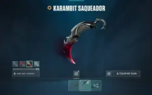 Conta valorant com karambit saqueadora vandal saqueadora etc