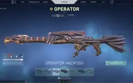 CONTA DE VALORANT MUITA SKIN