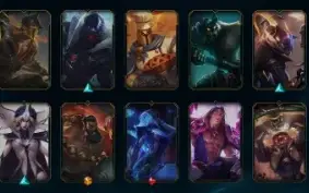 Conta League of Legends, 77 skins e 129 campeões.