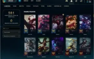 CONTA PERFEITA 81 SKINS 86 CAMPEÕES E MUITO ESPÓLIO!