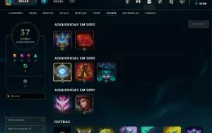 Conta Diamante 4 | 66% Win - Lol (League Of Legends) Elomoon