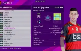 OptionFile PES 2020 PS4/PS5/PC 100% Atualizado Janeiro 2026