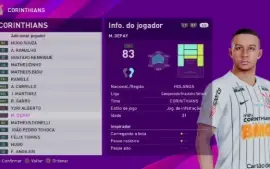 OptionFile PES 2020 PS4/PS5/PC 100% Atualizado Janeiro 2026