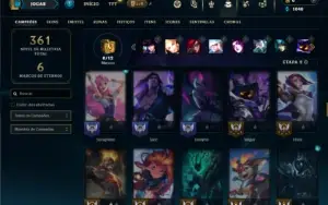 Diamante 3 com 100 Champs e 41 Skins ( MAIN SUP )