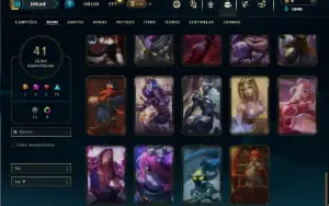 Diamante 3 com 100 Champs e 41 Skins ( MAIN SUP )