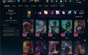 Diamante 3 com 100 Champs e 41 Skins ( MAIN SUP )