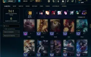 Diamante 3 com 100 Champs e 41 Skins ( MAIN SUP )