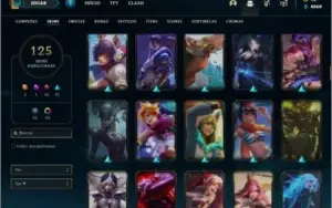 Conta ouro 3 com 145 champs e 125 skins ( MAIN SUP )