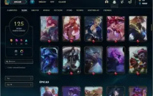 Conta ouro 3 com 145 champs e 125 skins ( MAIN SUP )