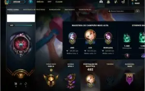Conta ouro 3 com 145 champs e 125 skins ( MAIN SUP )