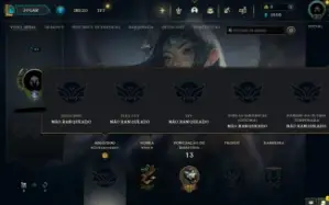 Conta unranked LoL