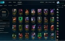 CONTA LEAGUE OF LEGENDS VÁRIAS SKINS LENDARIAS