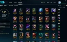 CONTA LEAGUE OF LEGENDS VÁRIAS SKINS LENDARIAS