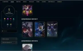 Conta B1 ( Elo Provisório ) - 22 Campeões - Level 31
